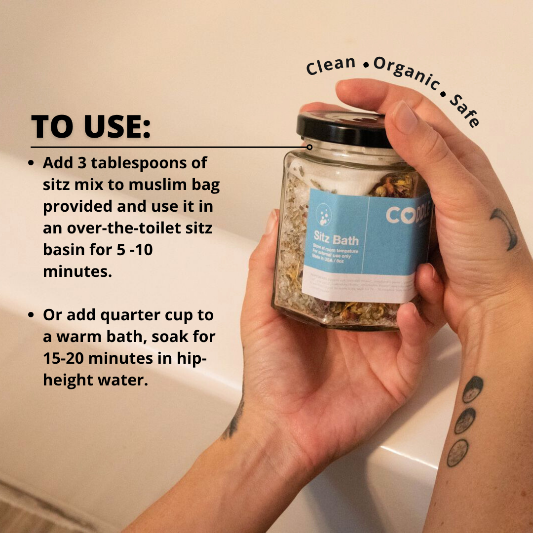 Organic Postpartum Sitz Bath